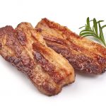 Fried,Pork,Belly,,Isolated,On,White,Background.
