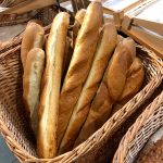 Macro,Photo,Bread,Baguette.,Photo,Bakery,Bread,Baguette,In,Market