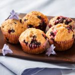 Homemade,Black,Berry,Muffins.,Muffins,With,Black,Currant,For,Mother’s