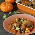 Baked,Chicken,With,Pumpkin,And,Potatoes,And,Sage.,Chicken,Pieces