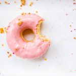 Pink,Donut,With,Bite,Missing,Isolated