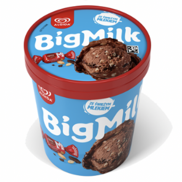 8 x OLA chocolade ijs met nootjes 425 ml per pot