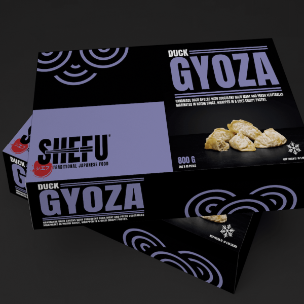6 dozen mini Gyoza met eend