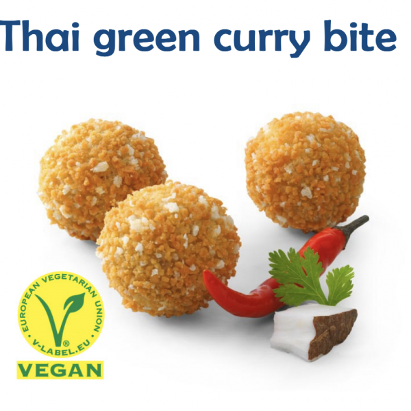 60 Thai green curry bites 20 gram per stuk
