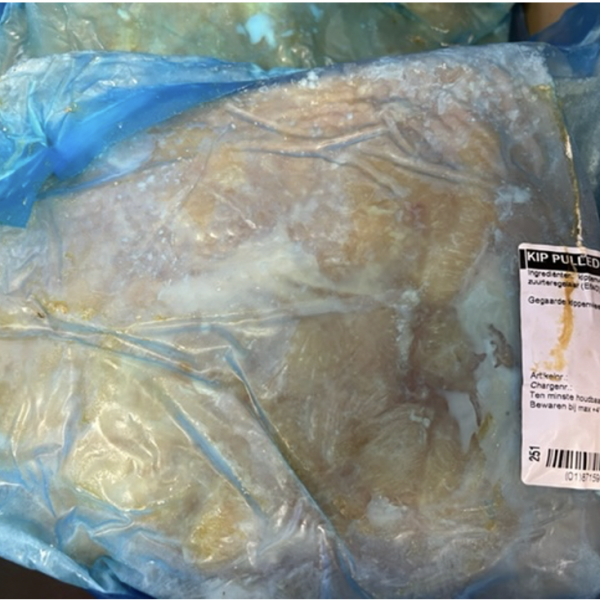 10 kilo Pulled Kip Meat voorgegaard Kant & Klaar - Afbeelding 2