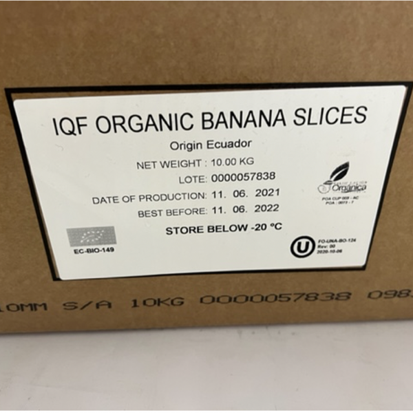 10 Kilo Bananen Schijfjes Los Ingevroren - Afbeelding 4