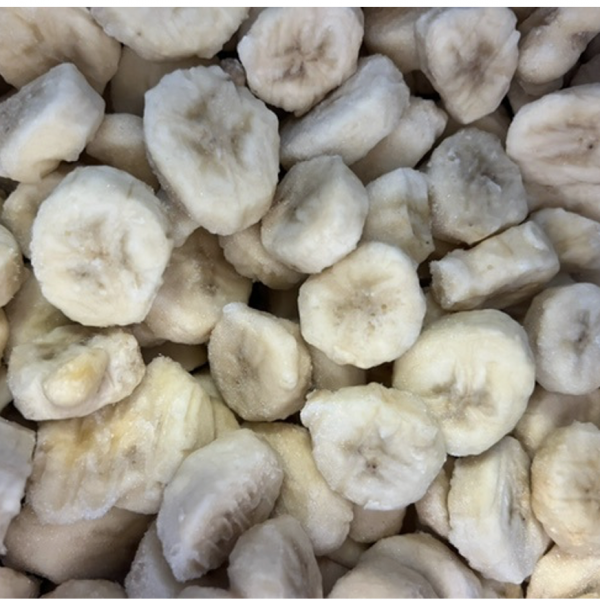 10 Kilo Bananen Schijfjes Los Ingevroren - Afbeelding 2