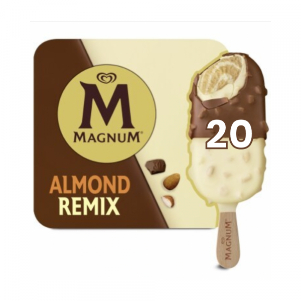 Magnum Almond Remix IJsjes 20 stuks in doos