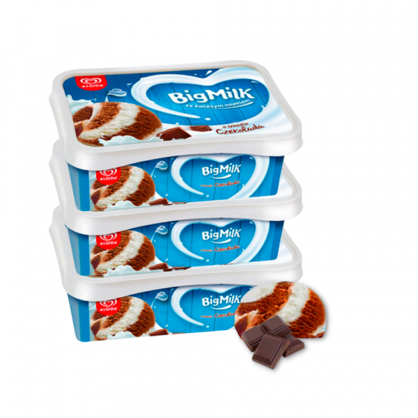 OLA BigMilk Aardbei-Vanille en Chocolade-Vanille 6 x 1 liter (beschrijving lezen) 3 OLA BigMilk Chocolade-Vanille