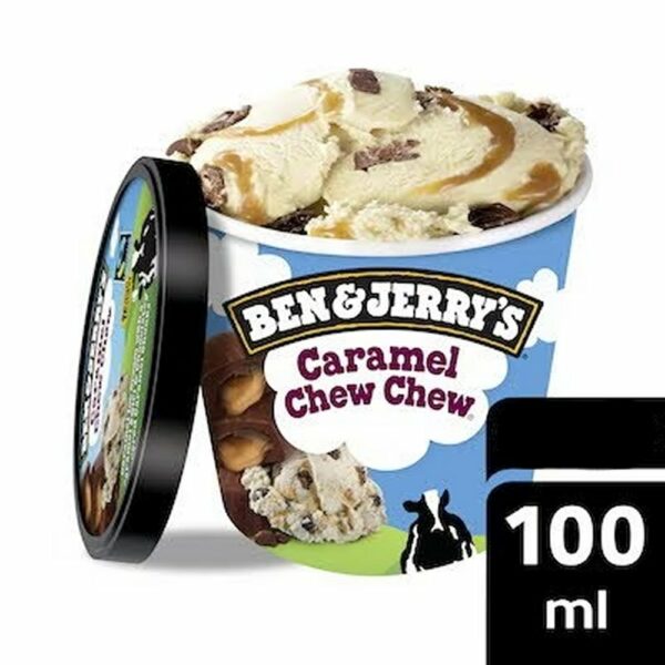 IJsbeker Ben en Jerry Caramel Chew Chew 12x100ml 2 IJsbeker Ben en Jerry Caramel Chew Chew 12x100ml - Afbeelding 2