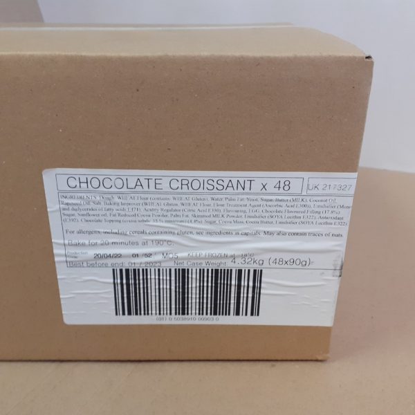 Chocolade Croissants 48 stuks a 90 gram 4 Chocolade Croissants 48 stuks a 90 gram - Afbeelding 4