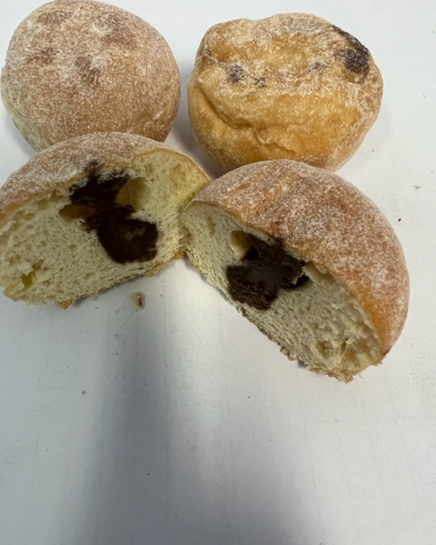 Mini berliner bol met chocolade vulling 150 stuks - Afbeelding 2