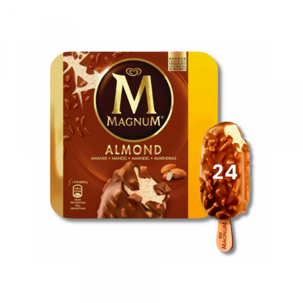 Magnum Almond 24 stuks à 110 ml - Afbeelding 1
