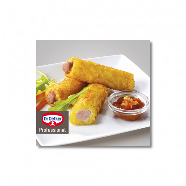 Dr Oetker Rösti aardappelpockets gevuld met worst 90 stuks a 90 gram - Afbeelding 1