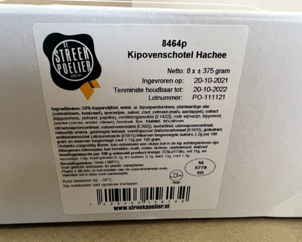 Kipovenschotel Hachee 8 schotels a 375 gram - Afbeelding 4