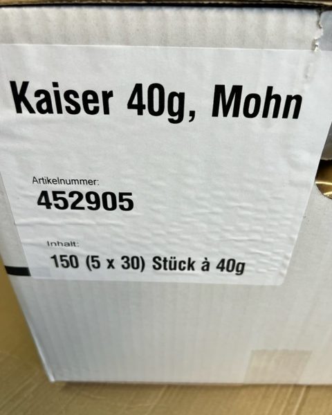 Kaiserbroodjes met Maanzaad 150 x 40 gram - Afbeelding 4