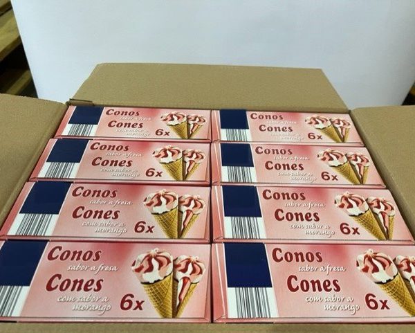 Aardbeien IJshoorntje 48 stuks a 120ml 3 Aardbeien IJshoorntje 48 stuks a 120ml - Afbeelding 3