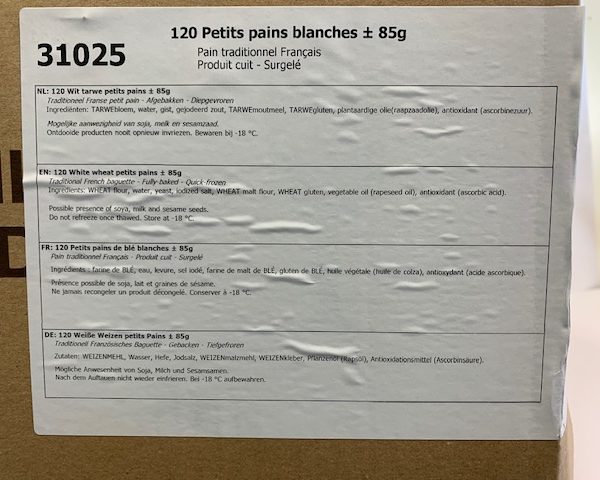 Petit Pain 120 stuks a 85 gram - Afbeelding 4