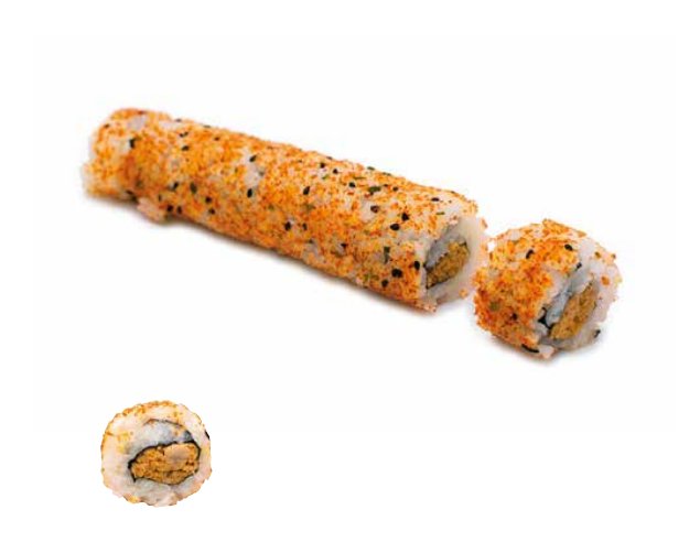 Sushi Rol met Rijst Tonijn en Chilipeper 20 rollen a 178 gram- 160 stuks totaal