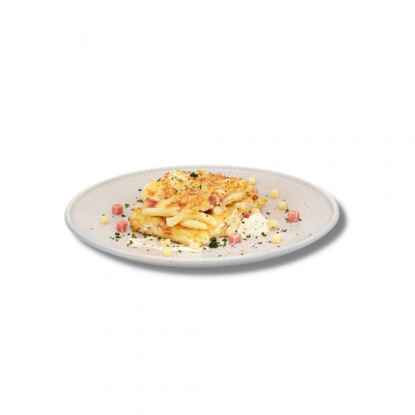 Macaroni en ham in een pittige romige kaassaus 5 x1800 gram