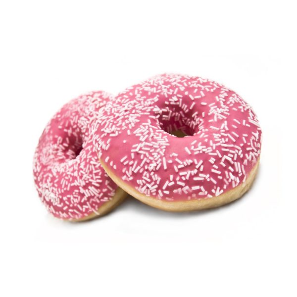 Roze Donuts 96 stuks a 55 gram