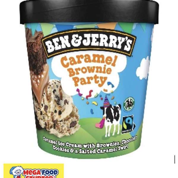 Ben & Jerry Caramel Brownie Party 8 bekers x 465ml