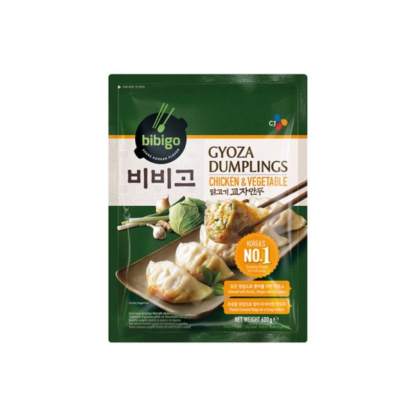 Bibigo Gyoza Dumpling Kip en groente 12x 600 gram - Afbeelding 1