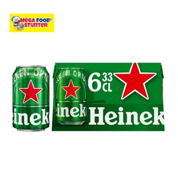 Heineken bier blikje 4x6 a 33 cl 1 Heineken bier blikje 4x6 a 33 cl - Afbeelding 1
