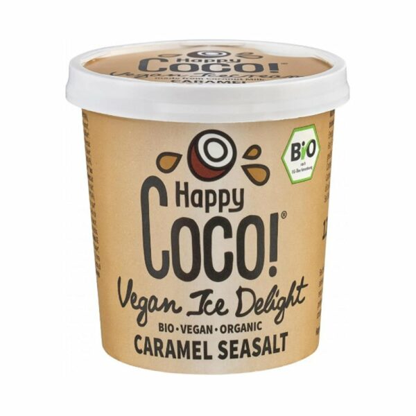 Happy Coco Karamel Seasalt ijs 12 x120 ml