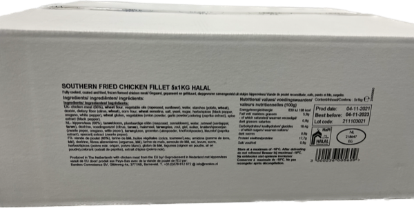 Kipfilet gefrituurd Halal 5x1 kilo - Afbeelding 3