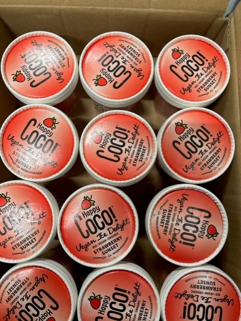 Happy Coco Aardbei ijs 12 x 120 ml ** DAGAANBIEDING geldig op 19.09.2023 van 00.01 tot 24.00 uur