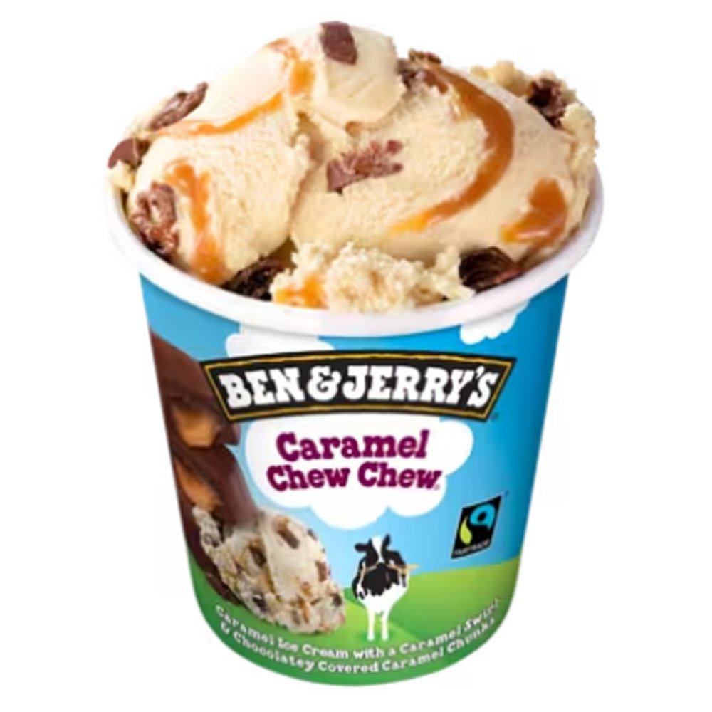 IJsbeker Ben en Jerry Caramel Chew Chew 8x465ml