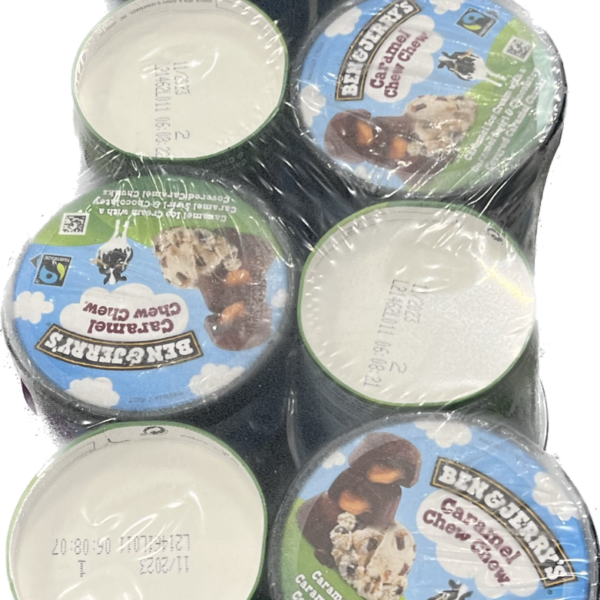 IJsbeker Ben en Jerry Caramel Chew Chew 8x465ml - Afbeelding 2