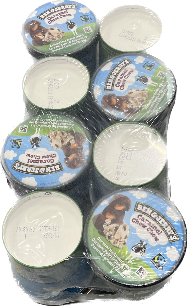 IJsbeker Ben en Jerry Caramel Chew Chew 8x465ml