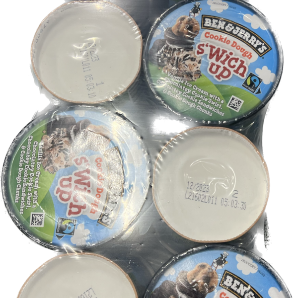 IJsbeker Ben en Jerry Cookie Dough S'Wich up 8x465ml - Afbeelding 2