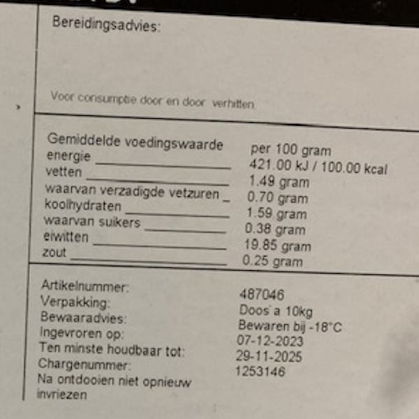 Varkenshaas medalions kant&klaar 10 kilo doos - Afbeelding 3