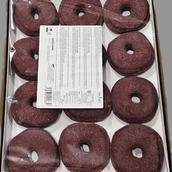 America Donut Red 48x45 gram  (4 x 12 per tray) - Afbeelding 1