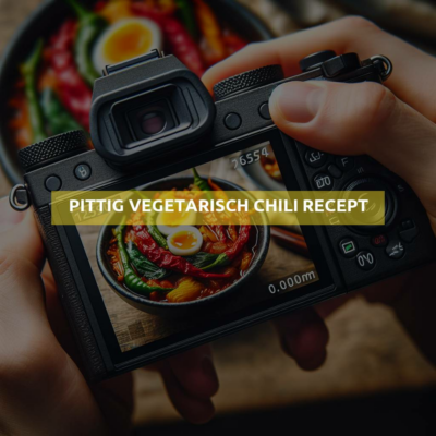 Pittig vegetarisch chili recept