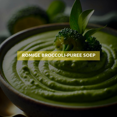 Romige broccoli-puree soep