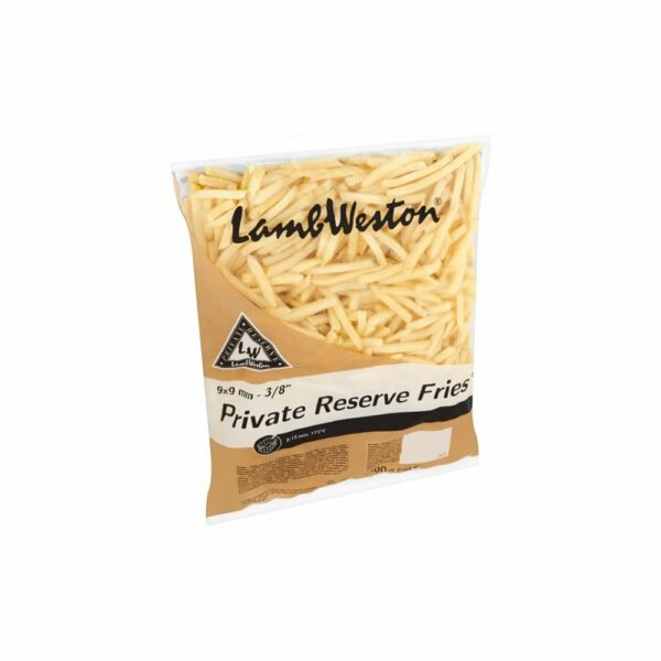 Private reserve frites Lamb weston 9mm 4 x 2,5 kilo alleen BIJBESTEL product