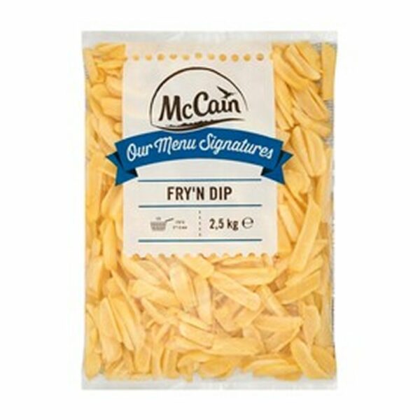 Mccain fry'n dip 5 x 2,5 kilo alleen BIJBESTEL product