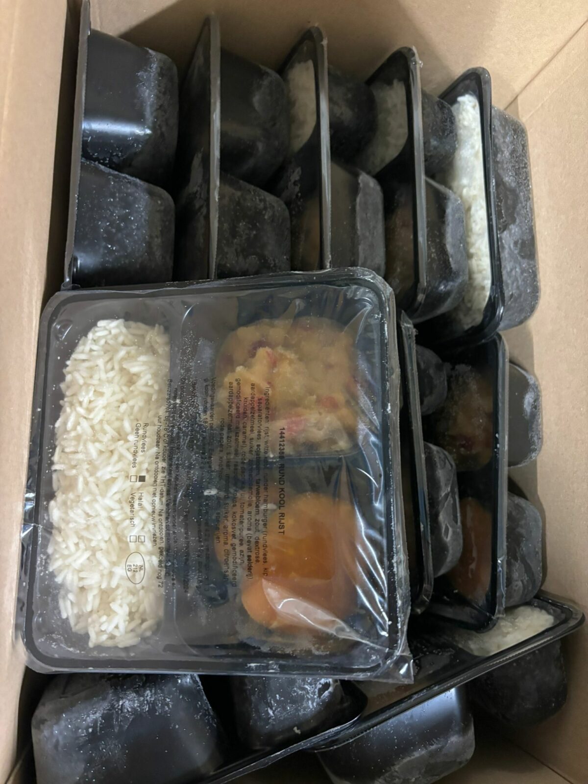 Hamburger kool rijst Maaltijd 12x540 gram Hamburger kool rijst Maaltijd 12x540 gram