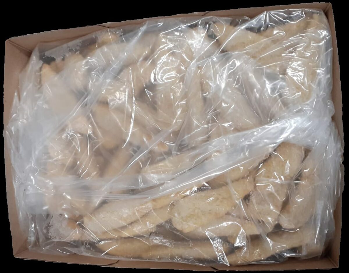 Gepaneerde vegetarisch haasje 7 kilo  ** HALAL **