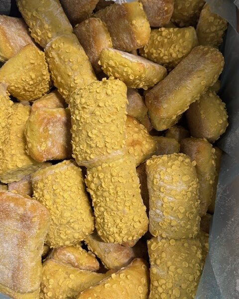 Tarwe Mais cornflakes broodje 70x80 gram 1 Tarwe Mais cornflakes broodje 70x80 gram - Afbeelding 1
