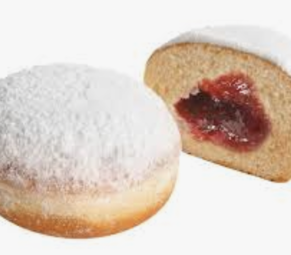 Berliner bollen Rood mix fruit vulling 48 stuks - Afbeelding 1