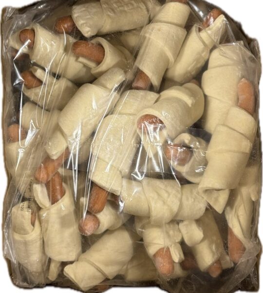 Croissant met knakworst (varken) 60x110 gram 2 Croissant met knakworst (varken) 60x110 gram - Afbeelding 2