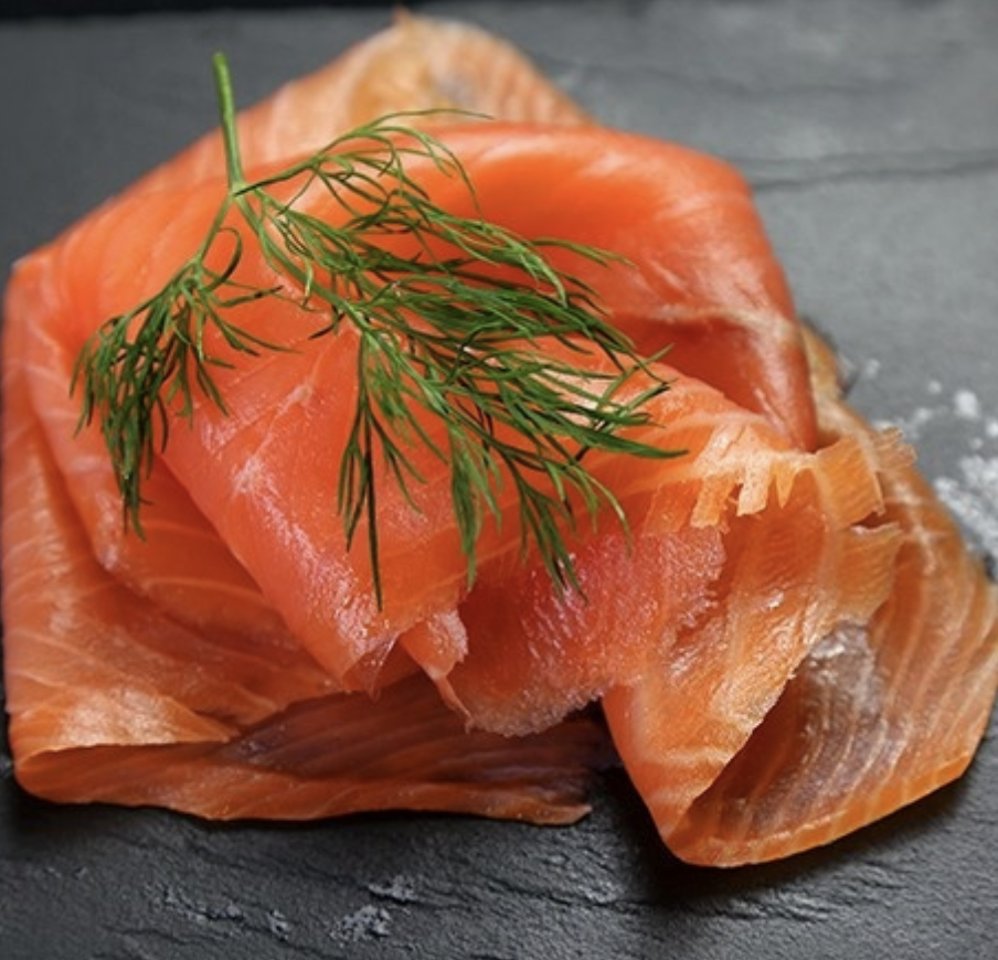 Koud Gerookte Sockeye Zalm ca. 100 x 75g ( totaal 7,5 kilo !!)