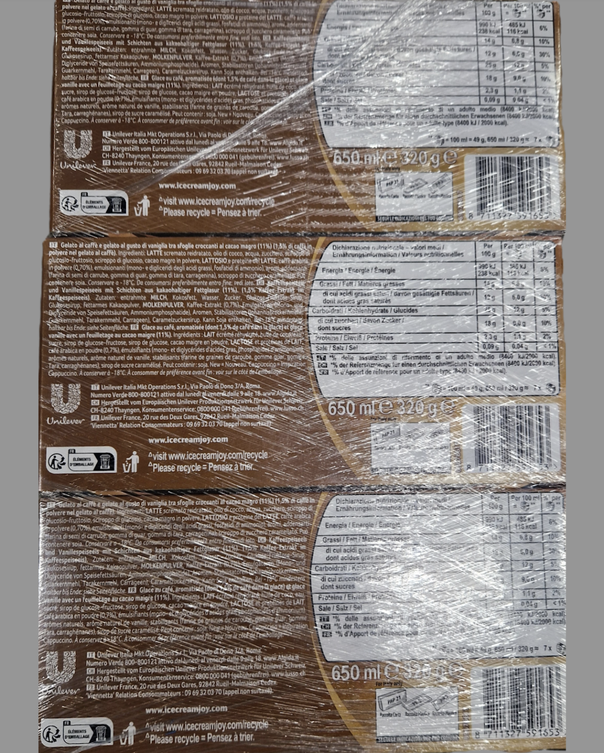 Viennetta Cappuccino  6 x 650ml