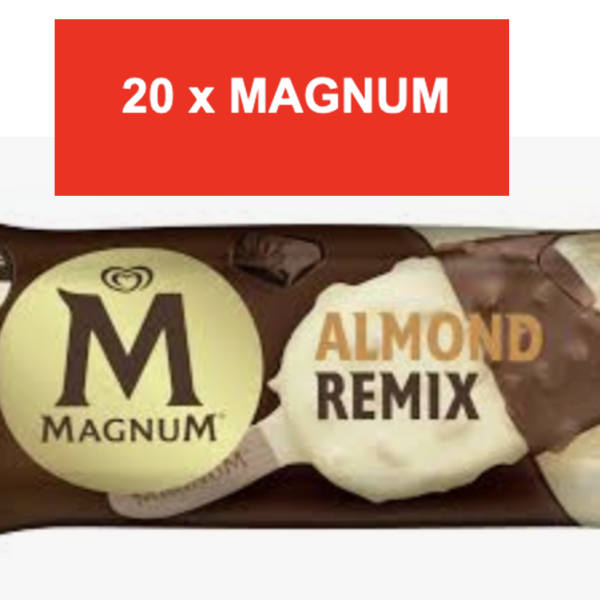 Magnum Nocciola Remix 20x85 ml