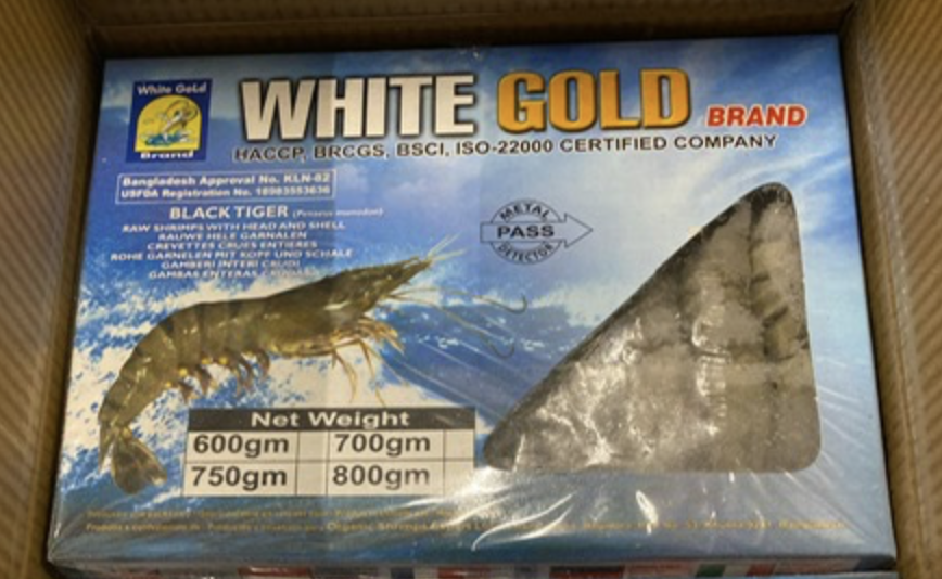 Black Tiger HOSO (gamba) 75% net FC semi-iqf 10 x 1 kg (Netto 7,5 kilo) maat 16/20